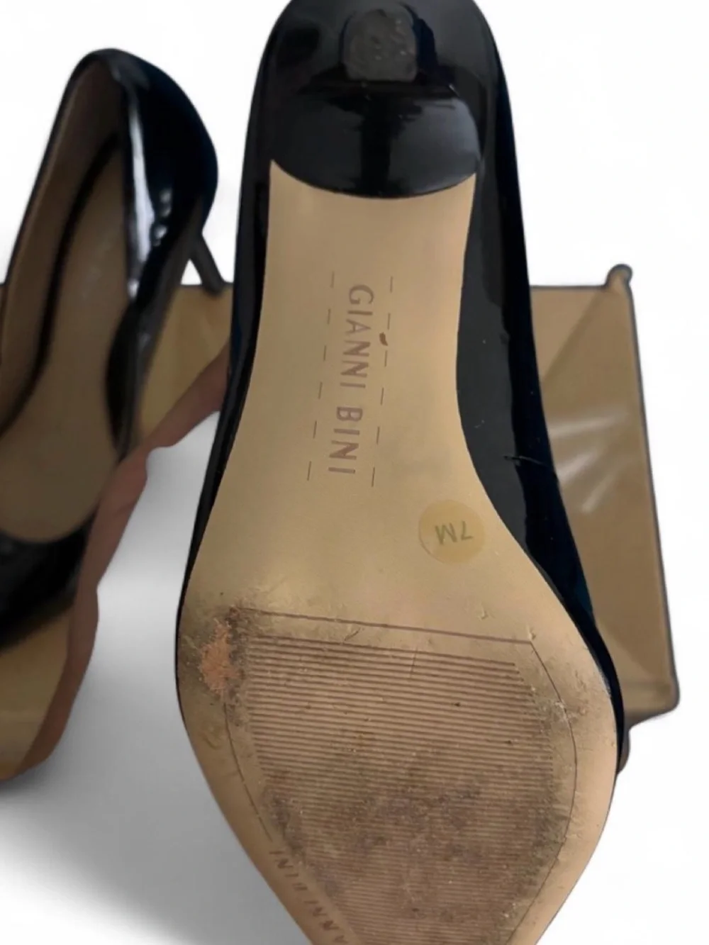 Gianni Bini Black Patent Leather Pumps